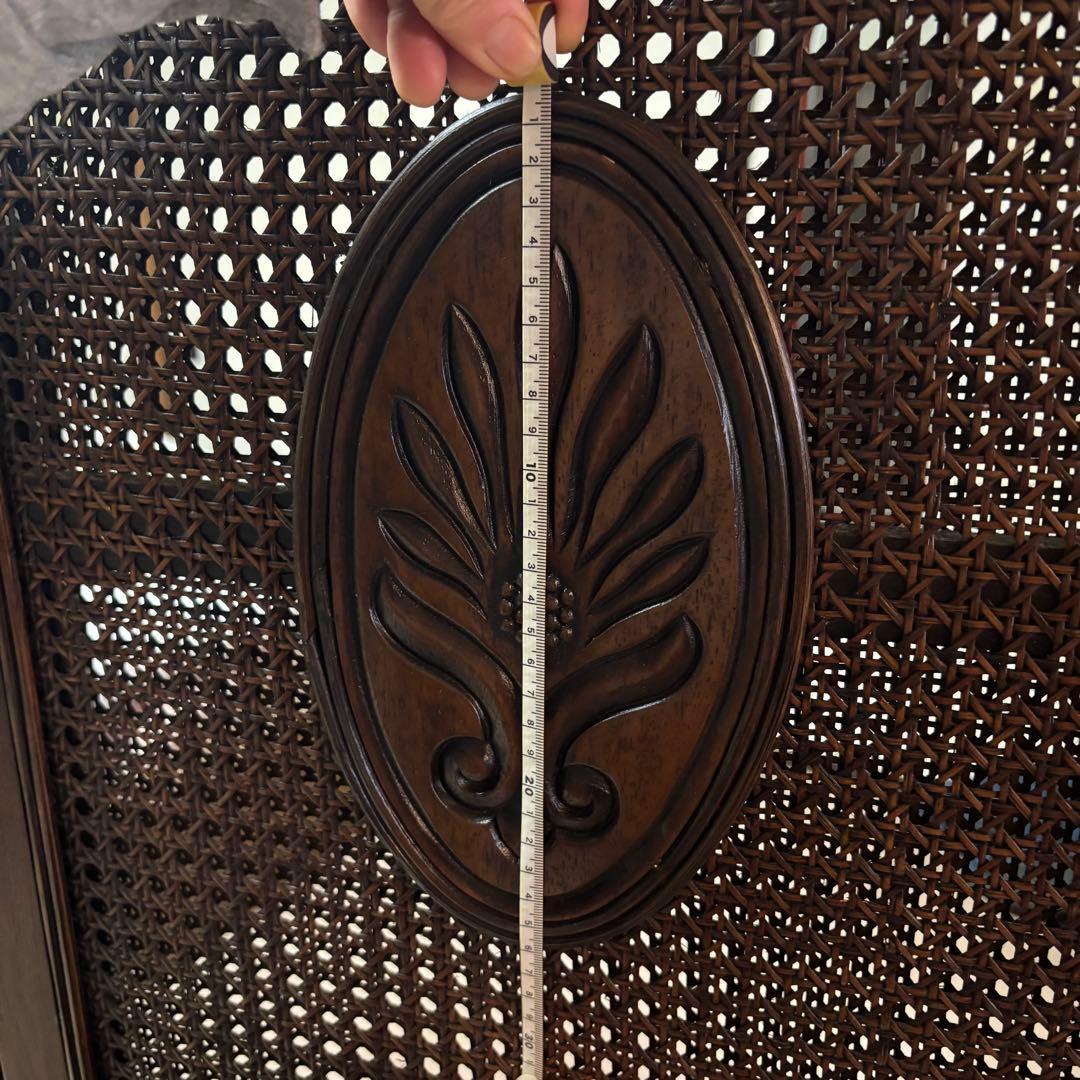 衝立　パーテーション 4つ折り ダークブラウン