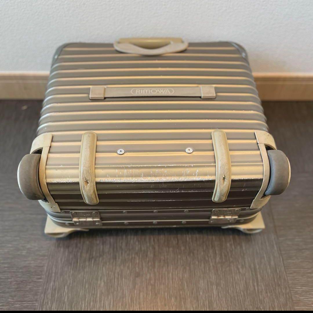 【Hiro Ushi】RIMOWAビジネストローリー　トパーズ　チタニウム