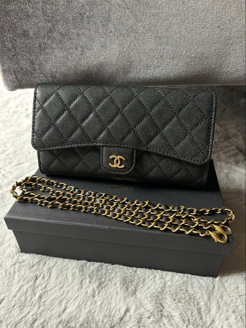 CHANEL ノベルティ チェーンウォレット ショルダーバッグ
