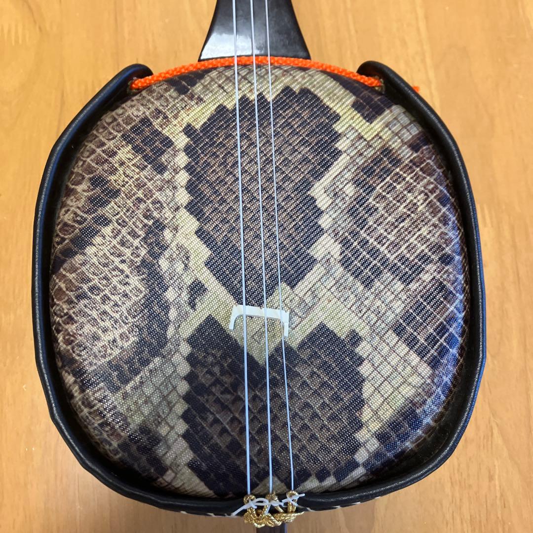 沖縄三味線　アルミハードケース付き　三線