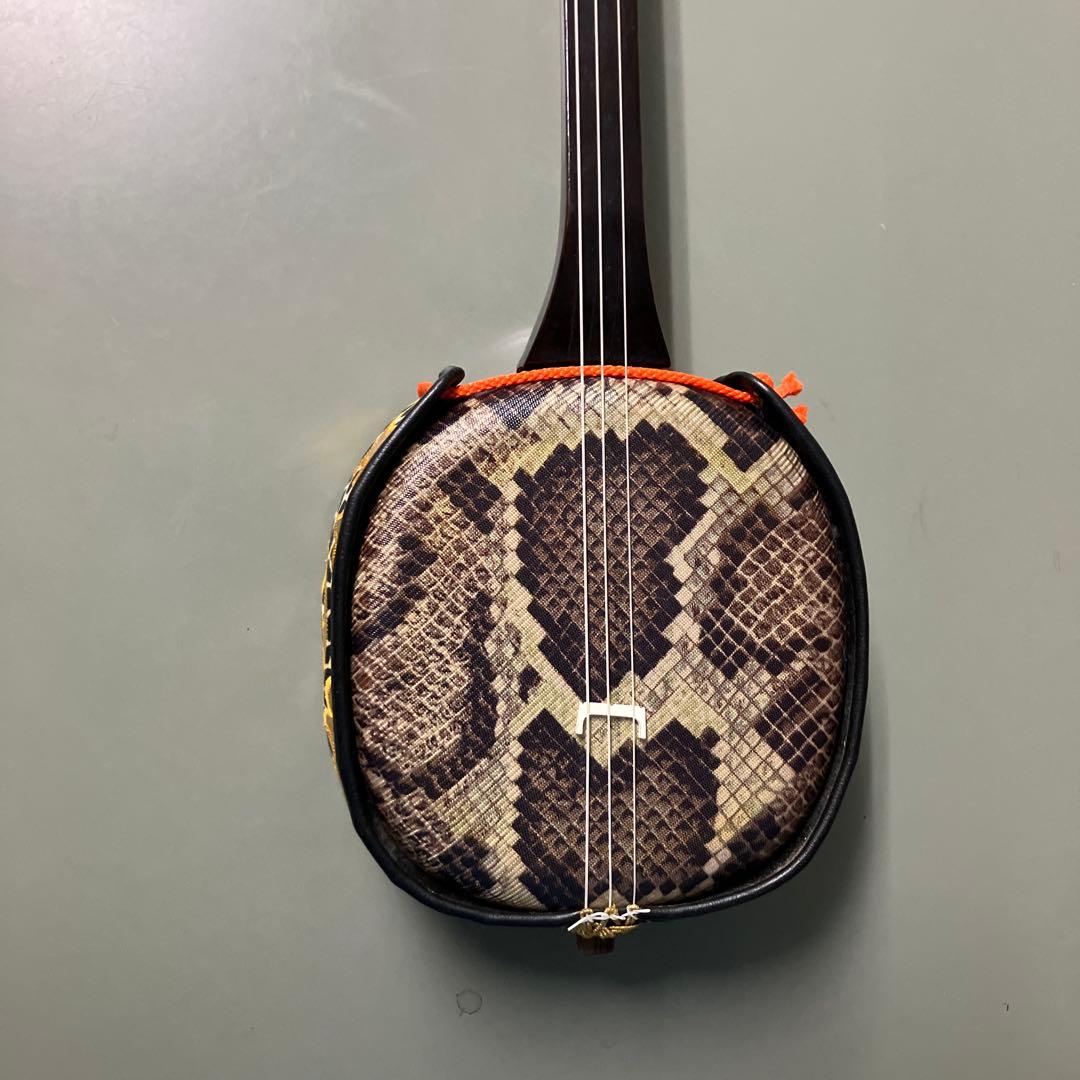 沖縄三味線　アルミハードケース付き　三線