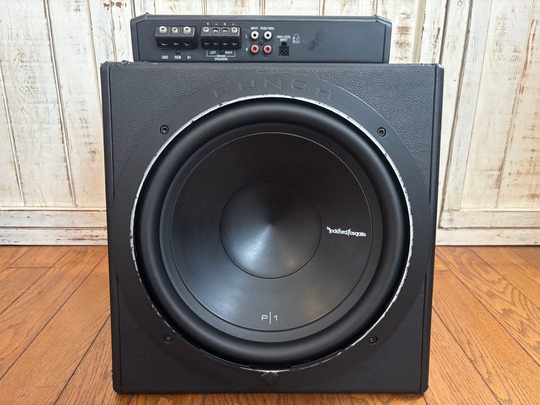 Rockford Fosgate P1×12 , R150×2 セット売り