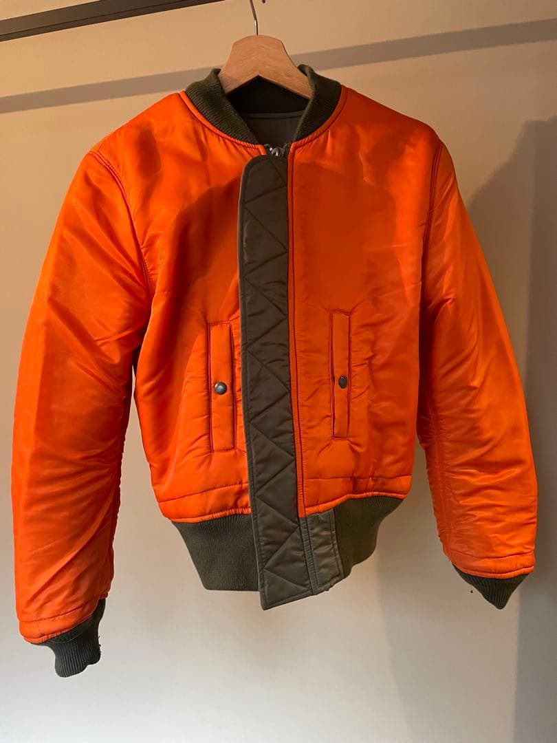 ［ルカ］　WINDANDSEA MA-1ジャケット カーキ