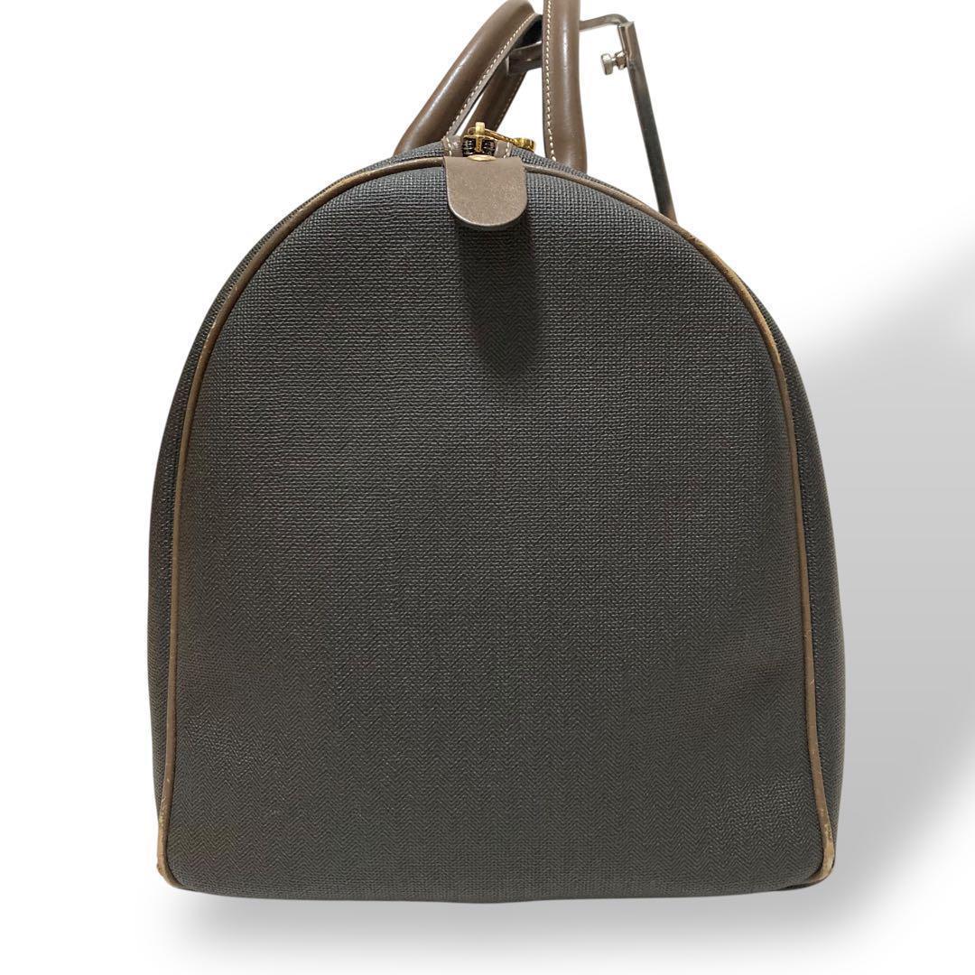 【美品】ダンヒル　ボストンバッグ　トラベル　PVC レザー　大容量　ヴィンテージ