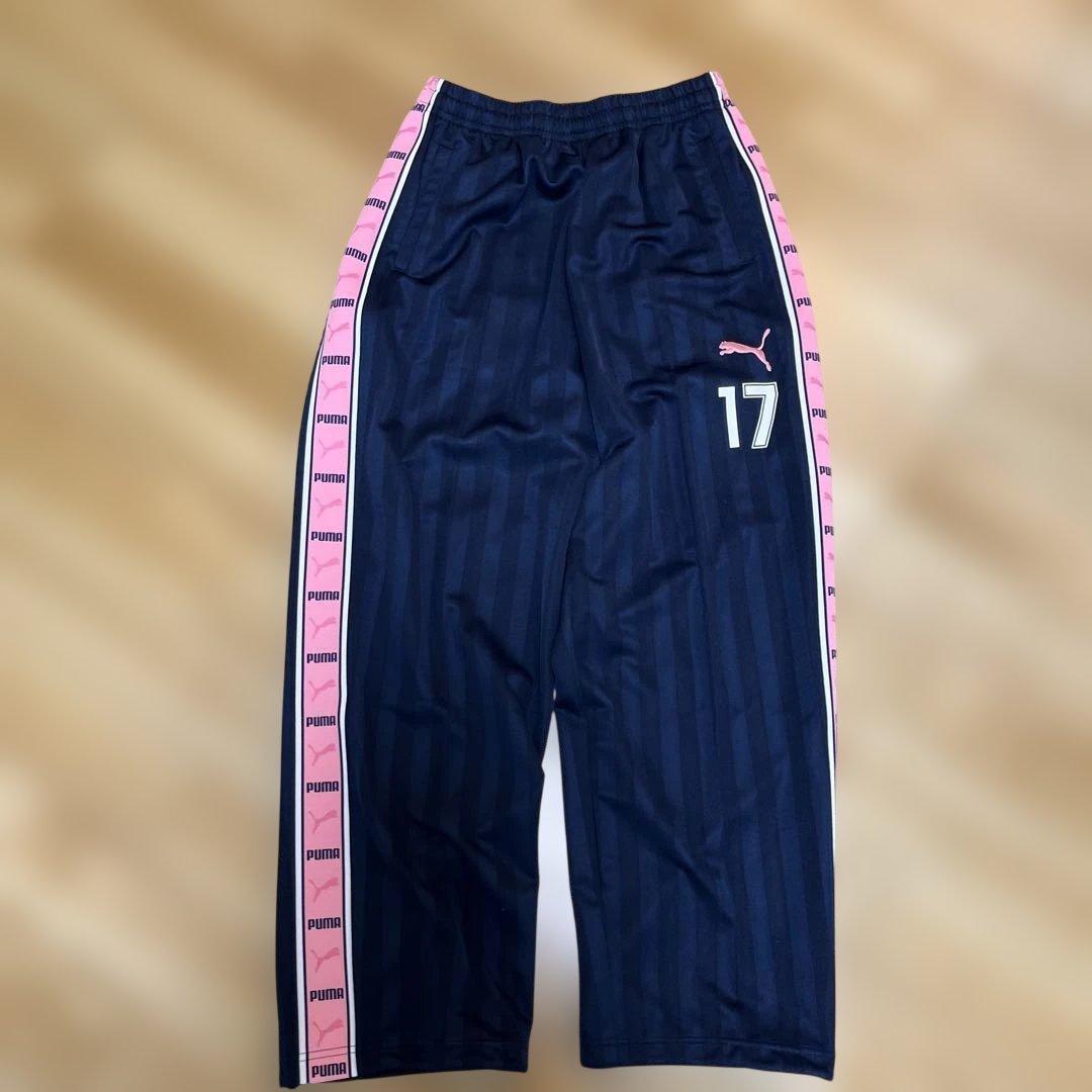 【美品】希少 PUMAプーマ　ネイビー　ピンク　プージャ　y2k