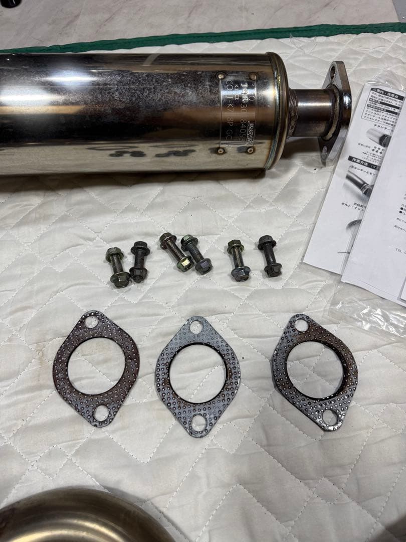 ロッソモデロ】マフラー　スイフトスポーツzc33s中間パイプ＆リアピースセット