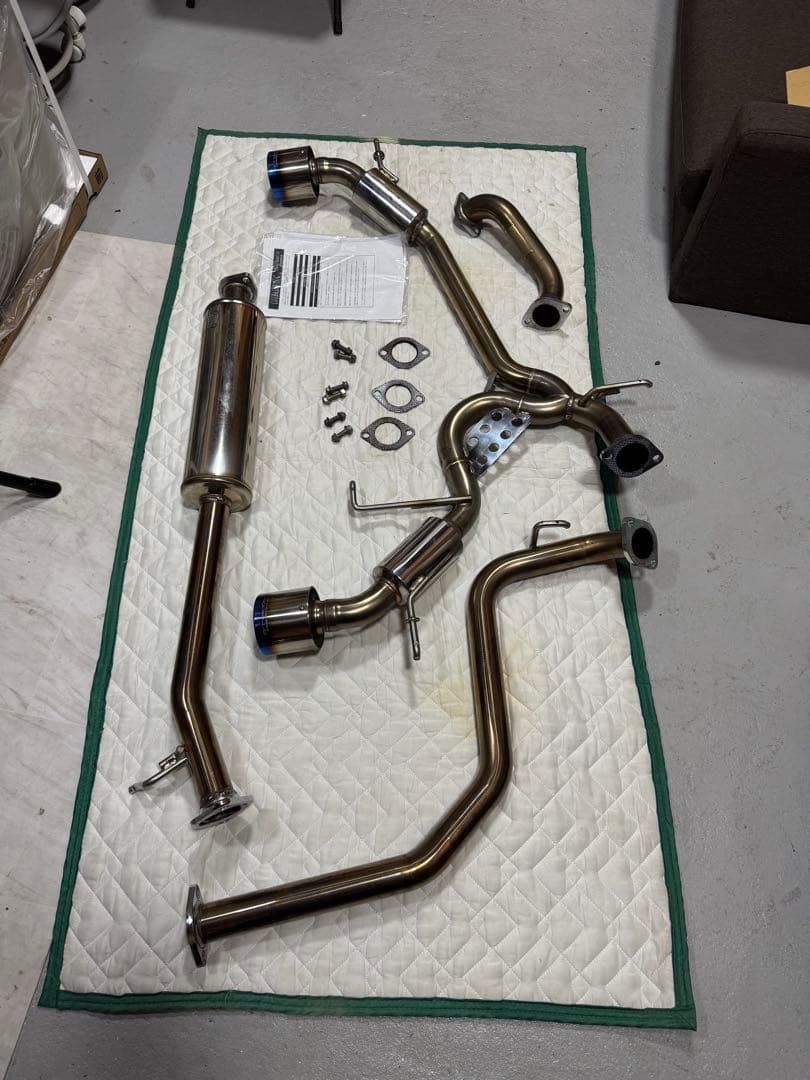ロッソモデロ】マフラー　スイフトスポーツzc33s中間パイプ＆リアピースセット