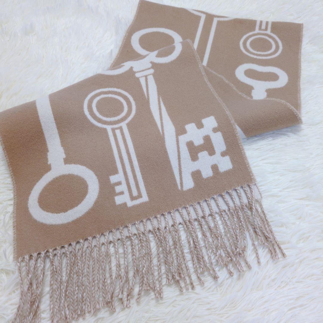 l*l様 HERMES エルメス マフラーカシミヤマフラー カザック・キーコレク