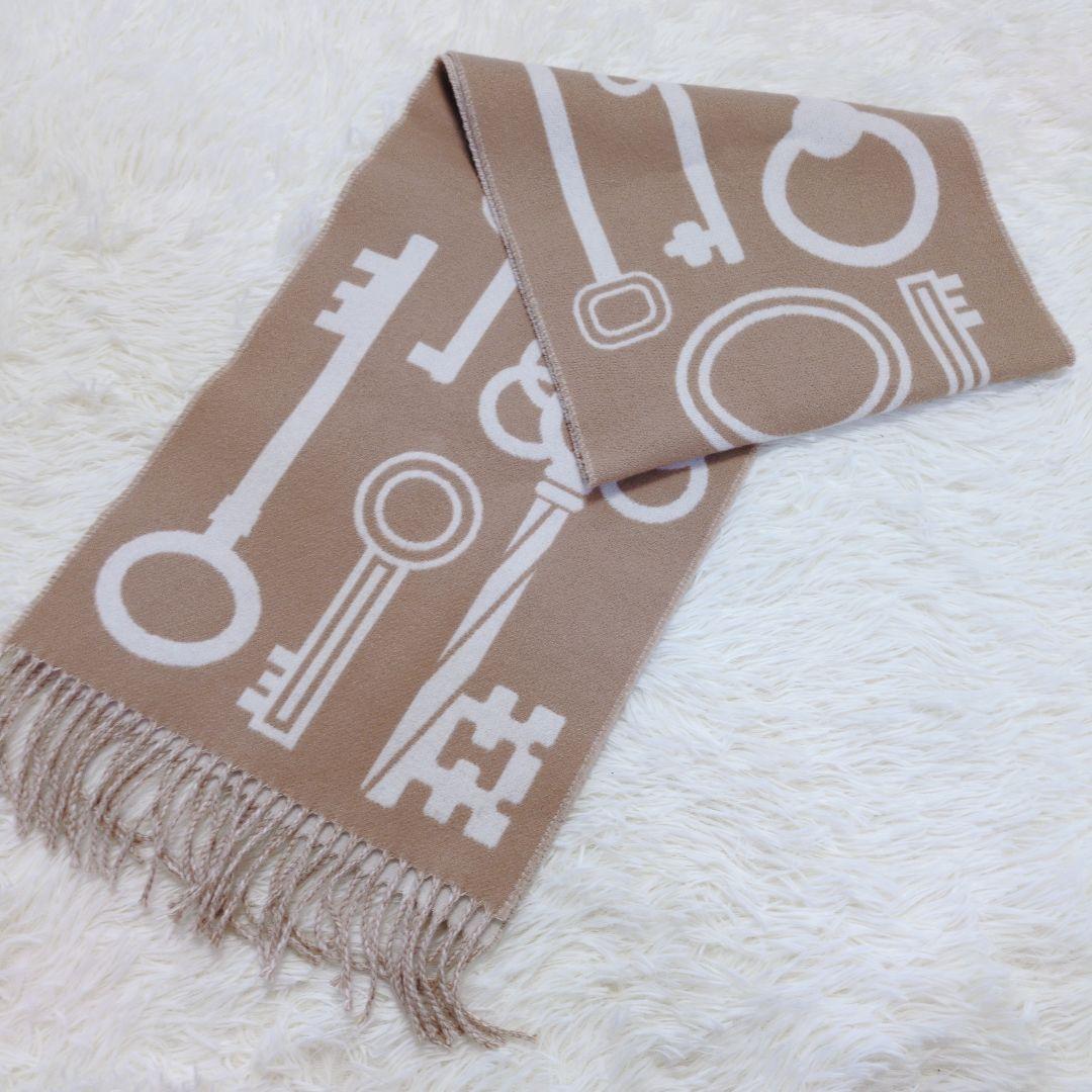 l*l様 HERMES エルメス マフラーカシミヤマフラー カザック・キーコレク