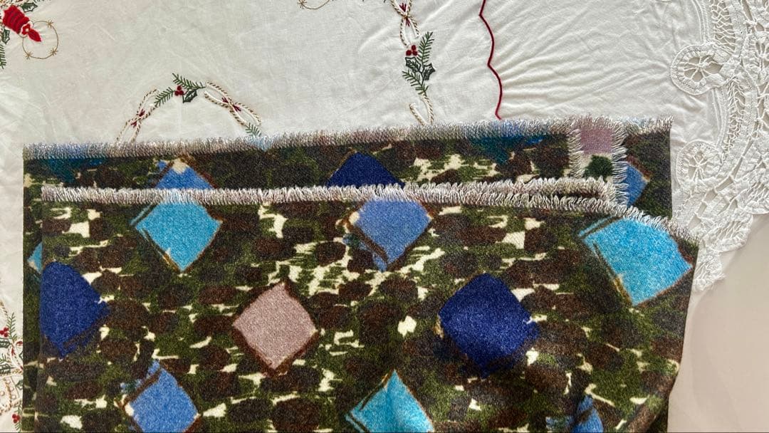 ピエールルイマシア　cashmere50%大判イタリア製