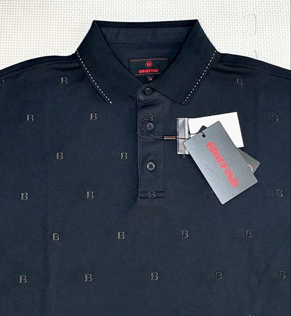 BRIEFING GOLF オールオーバーエンブレム ポロシャツ（RF／M）