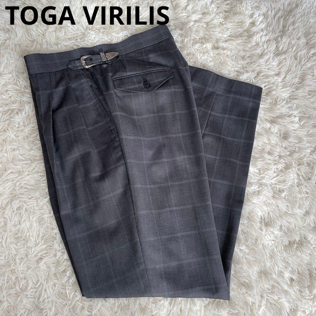希少✨TOGA VIRILIS SAMPLE ウエスタンベルト スラックスパンツ