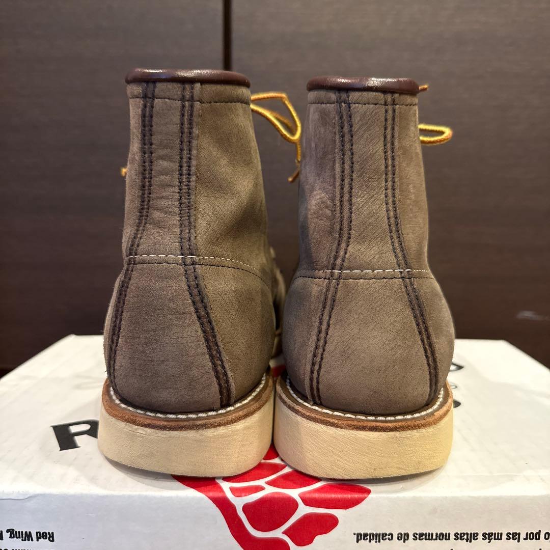 【良品•縦羽タグ•8EE】レッドウィング2877ヌバックレザー　グレージュ