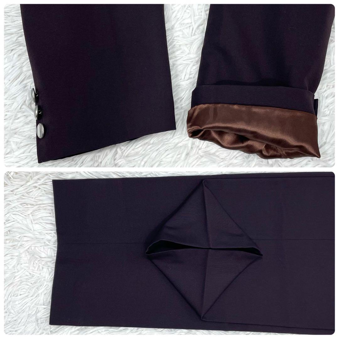 極美品✨ジャンポールゴルチエ スーツ セットアップ ダブル 茶系 裏地光沢 48