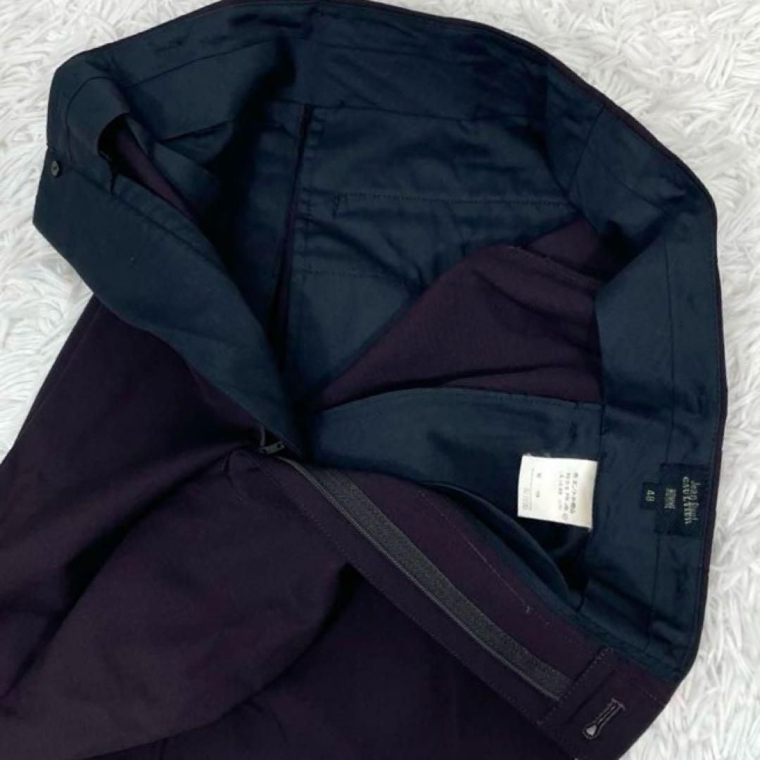 極美品✨ジャンポールゴルチエ スーツ セットアップ ダブル 茶系 裏地光沢 48