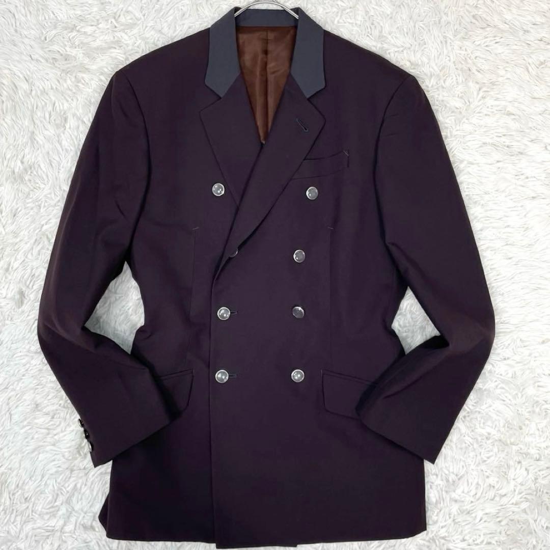 極美品✨ジャンポールゴルチエ スーツ セットアップ ダブル 茶系 裏地光沢 48