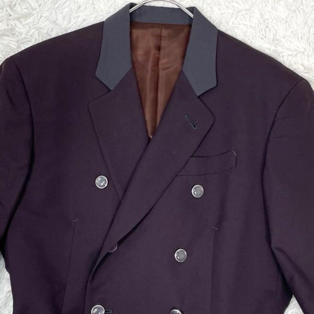 極美品✨ジャンポールゴルチエ スーツ セットアップ ダブル 茶系 裏地光沢 48