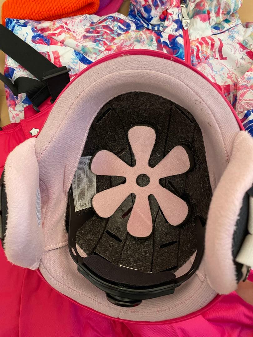 子ども用スキーウェア、アクセサリー、ヘルメットセット