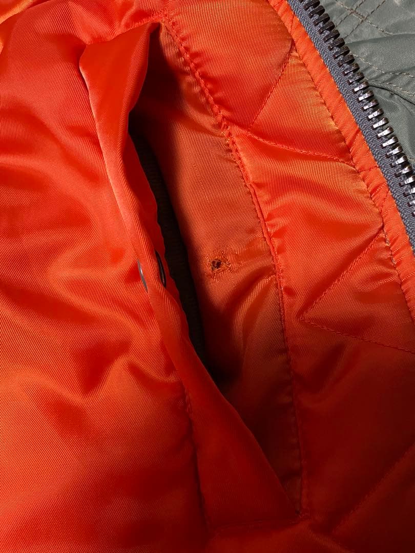 AVIREX USA MA-1フライトジャケット オリーブグリーン