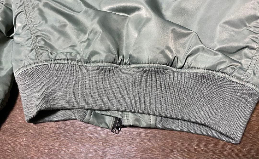 AVIREX USA MA-1フライトジャケット オリーブグリーン