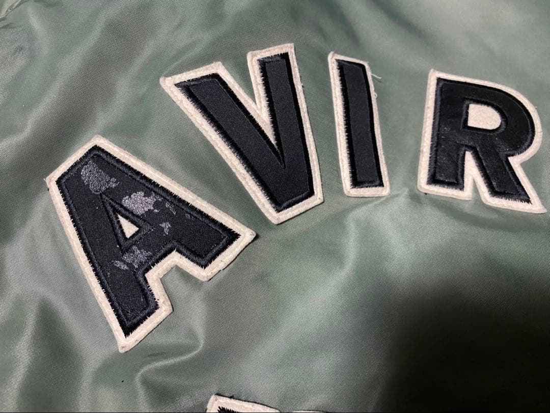 AVIREX USA MA-1フライトジャケット オリーブグリーン