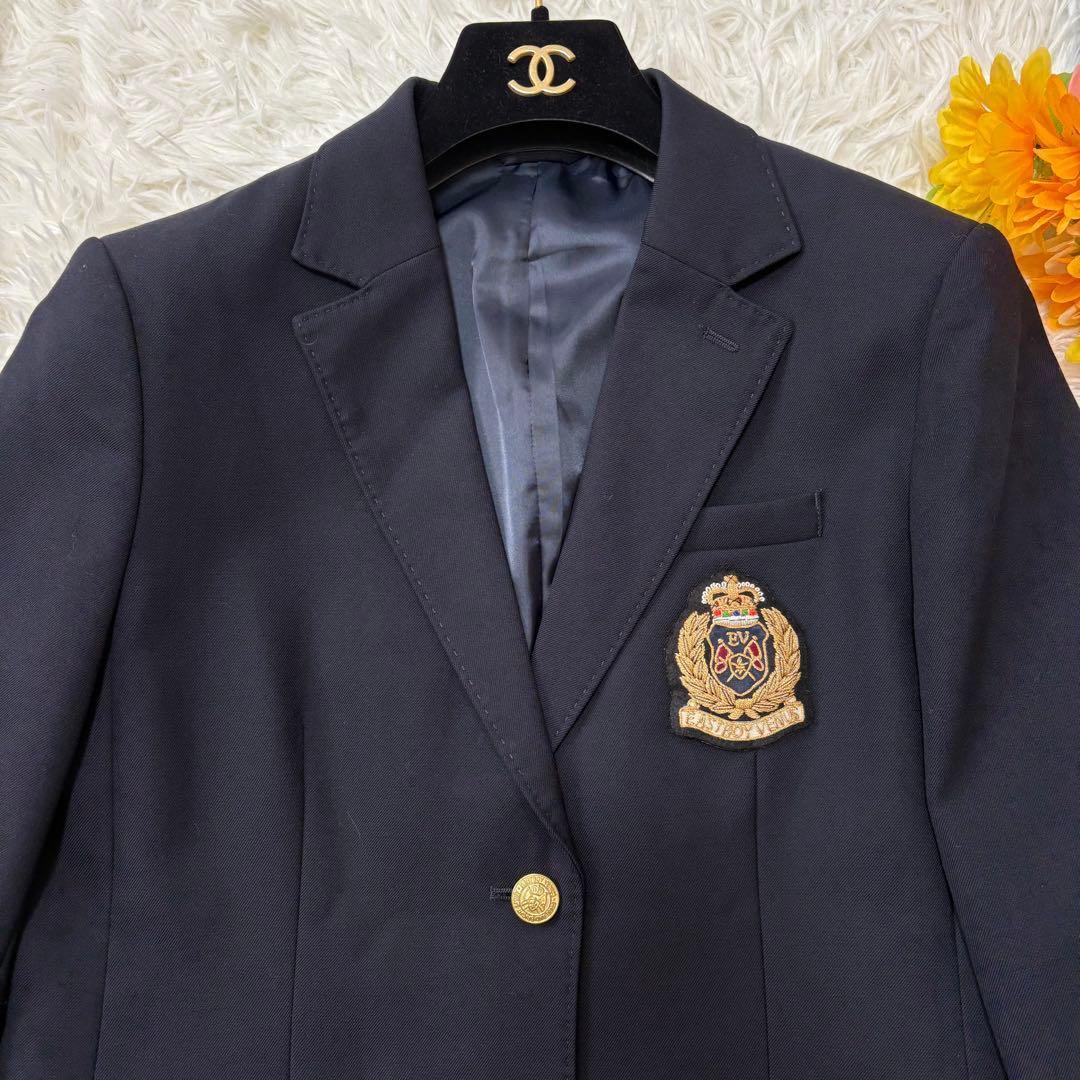 高級　美品　EASTBOY ヴィーナス　紺ブレ　ワッペン　金ボタン　ジャケット