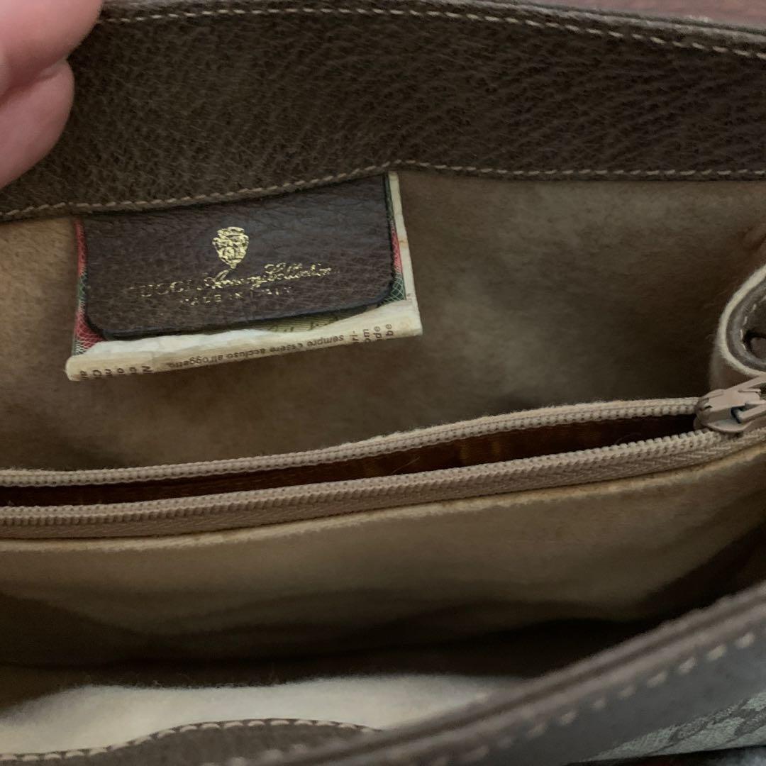 オールドグッチシェリーライン美品ショルダーバッグ