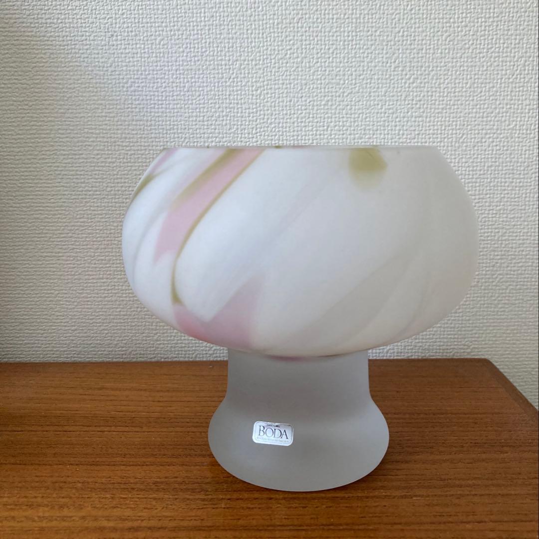 ◆ BODA Zelda footed bowl ボダ ガラスボウル 80s ◆