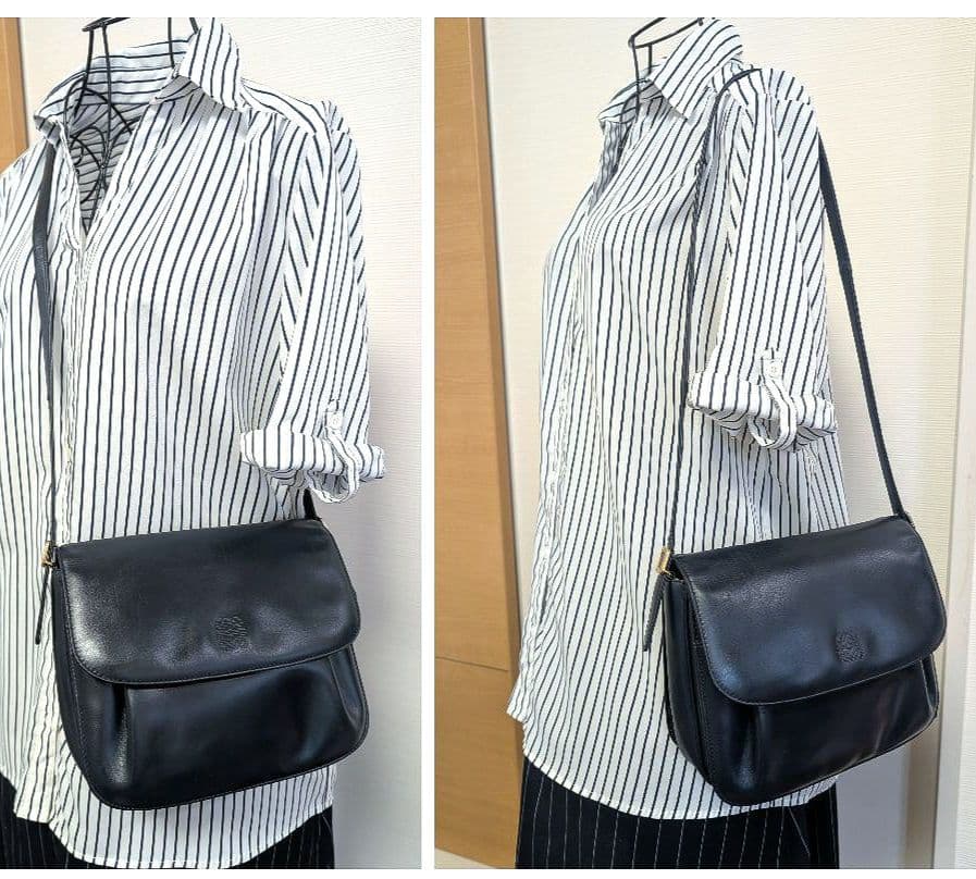 ✨売り切りセール❣♥美品♥ロエベ ショルダー アナグラム レザー LOEWE