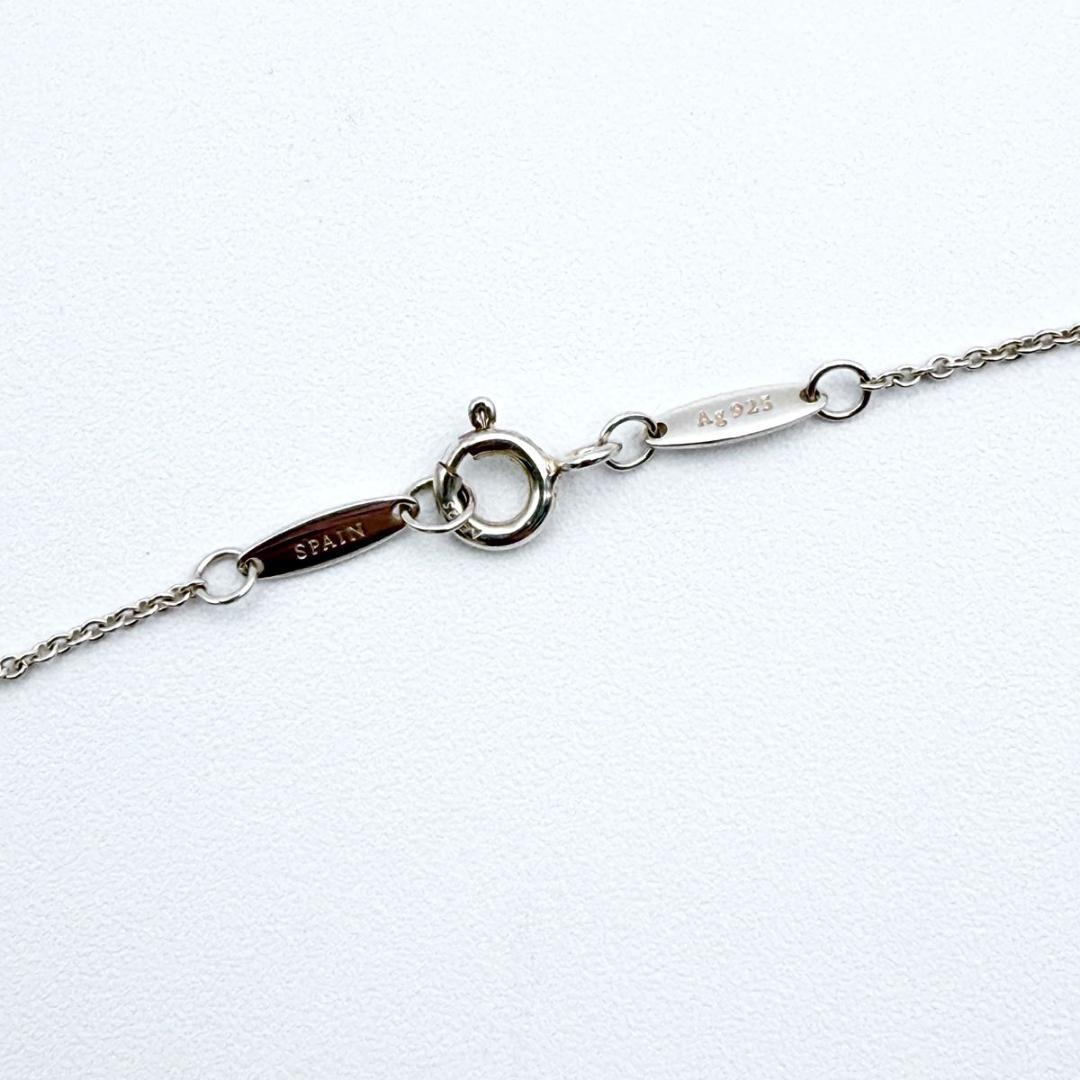 オンライン限定　Tiffany オープンハート　ミニ　7mm シルバーネックレス