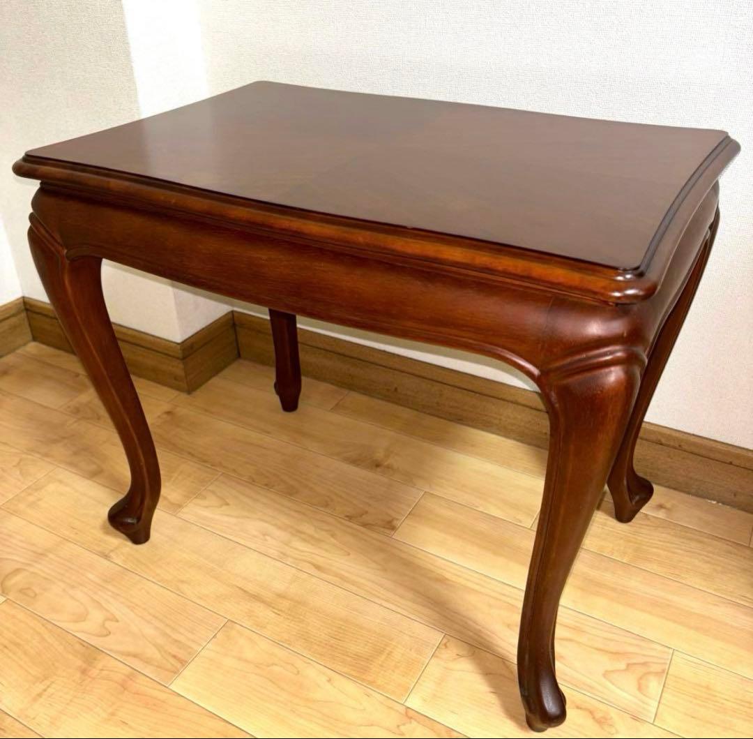 【お値下げ】MARUNI マルニ サイドテーブル 花台　天然木 マキシマム 猫足