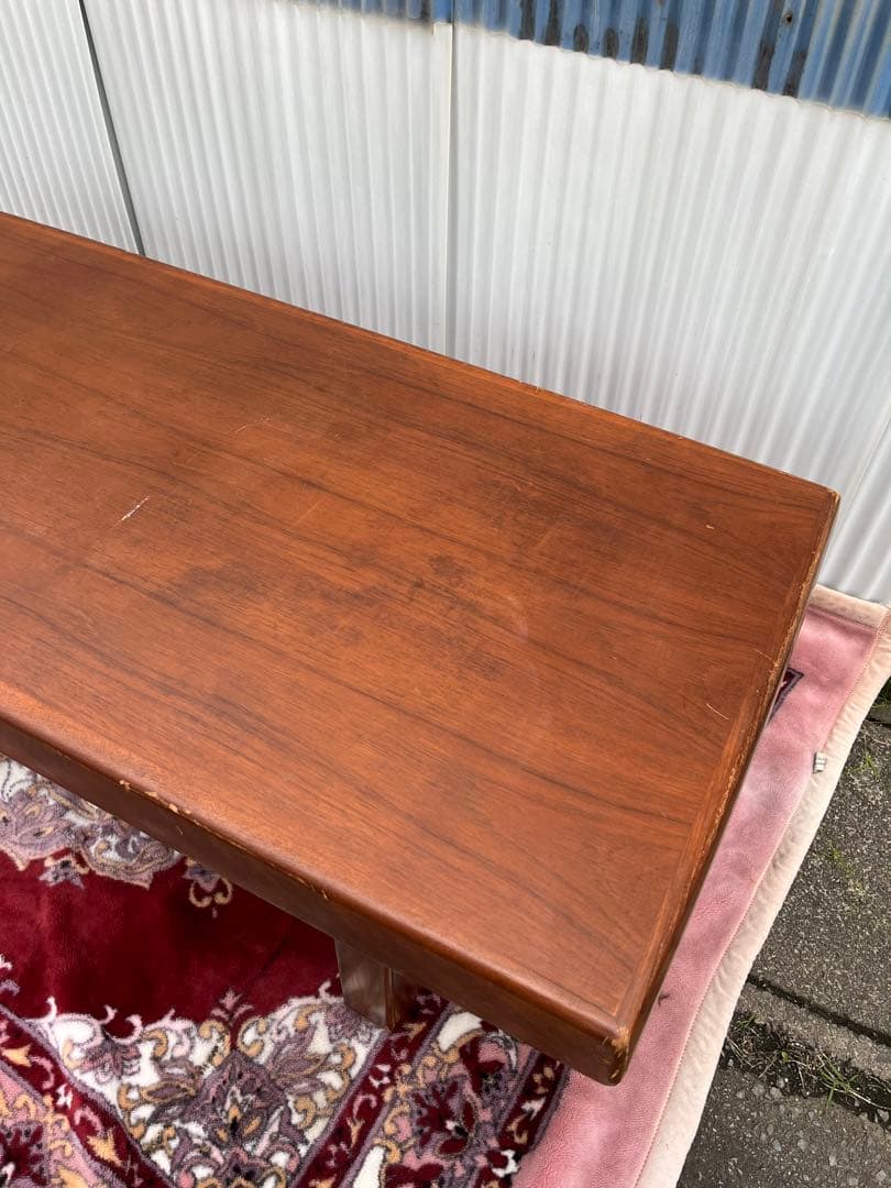 【アンティーク】maruni/マルニ木工 木製 一枚板 無垢材 センターテーブル