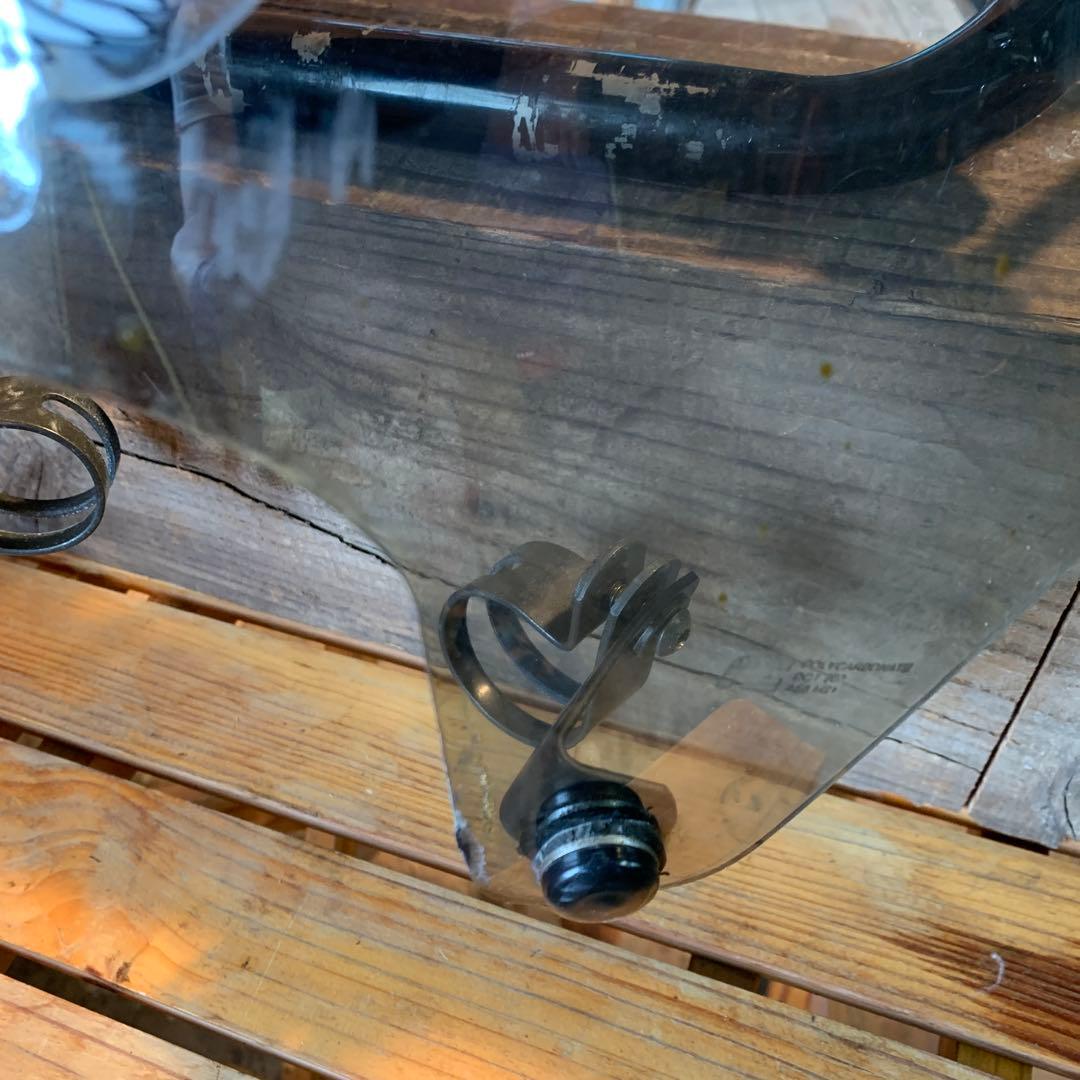 ハーレーダビッドソン純正ウインドシールドとハンドルセットとホワイトグリップ