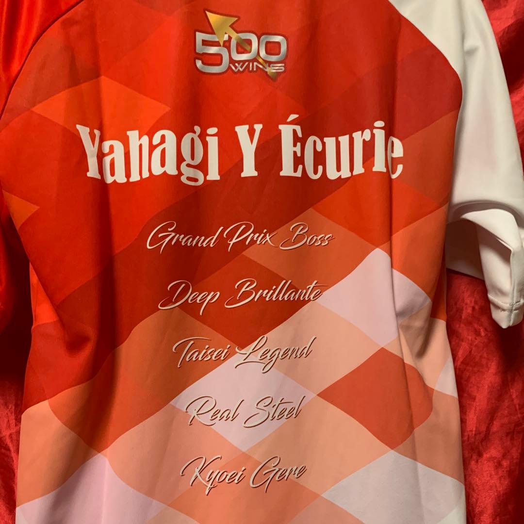 美品　矢作厩舎　500勝記念　ポロシャツ