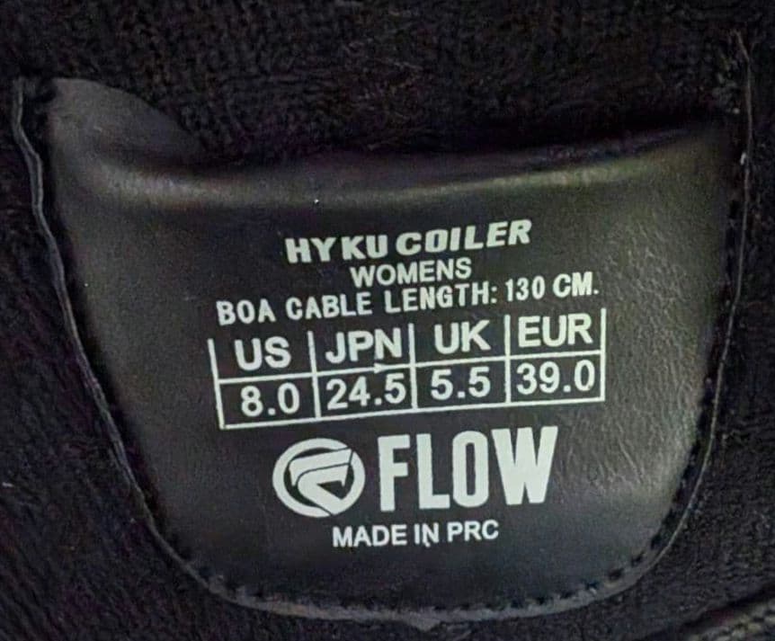 スノーボードブーツ　FLOW　レディース　24.5cm