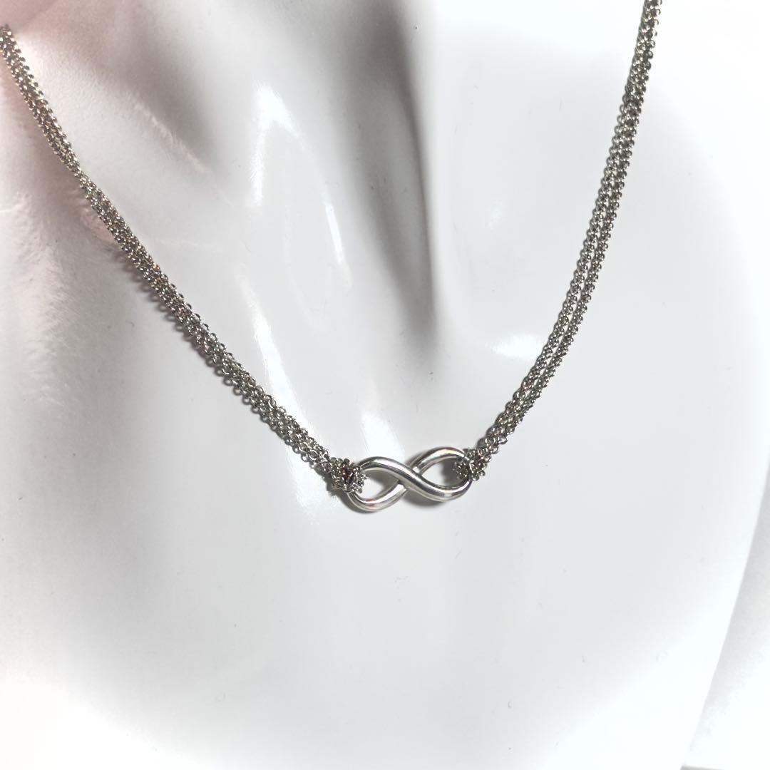 TIFFANY＆Co. ティファニー インフィニティ ネックレス シルバー AG