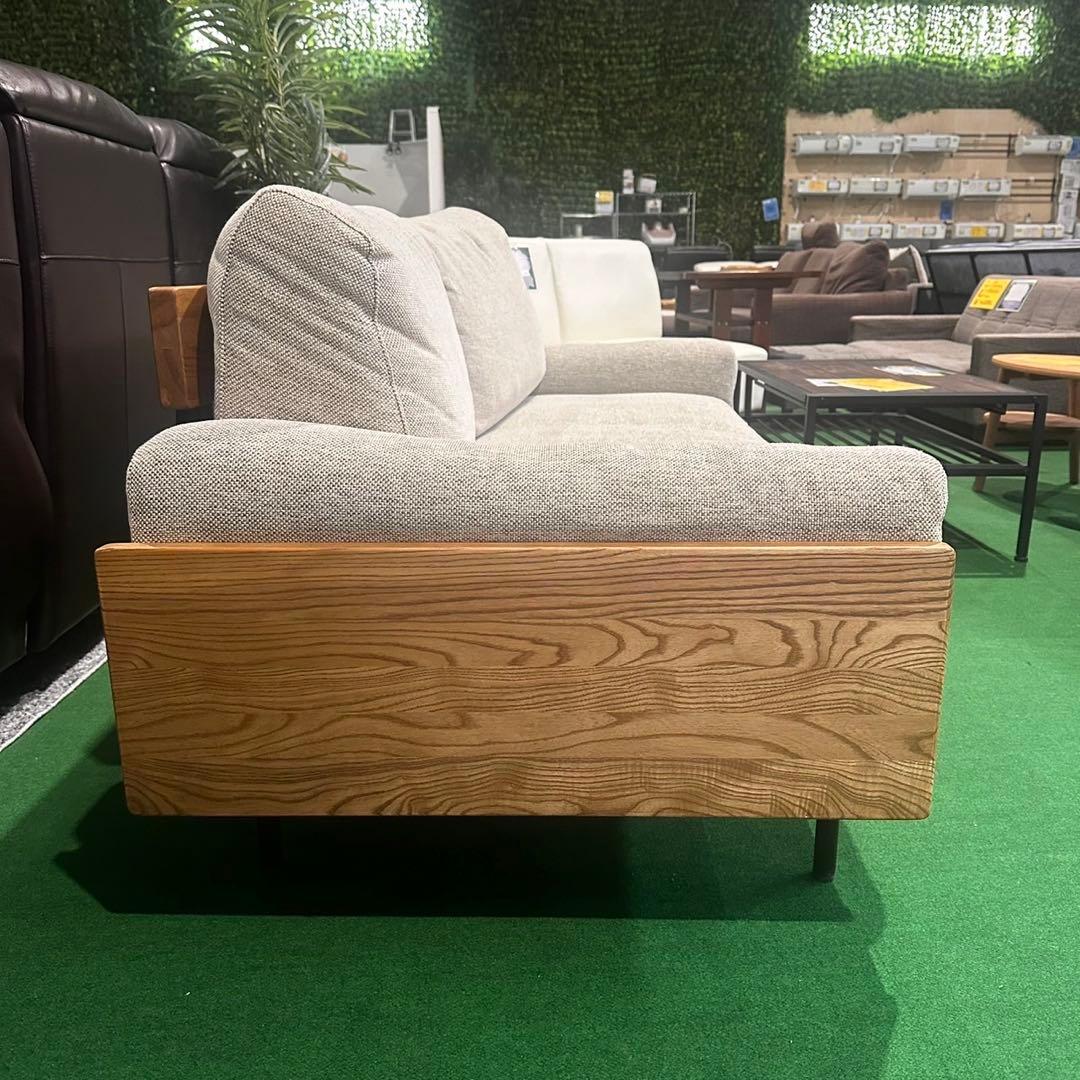 unico カバーリングソファ 3人掛け TREL ナチュラル 家具 Z136