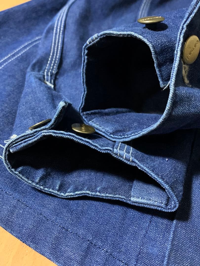 90s usa製 カーハート デニム カバーオール 濃紺