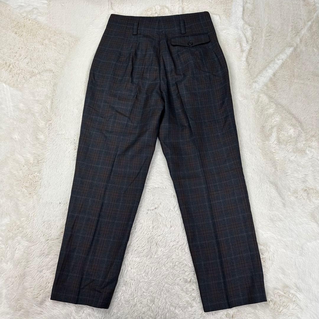 ✨美品✨マーガレットハウエル Lovat社ウールトラウザー チェック Ⅱ M