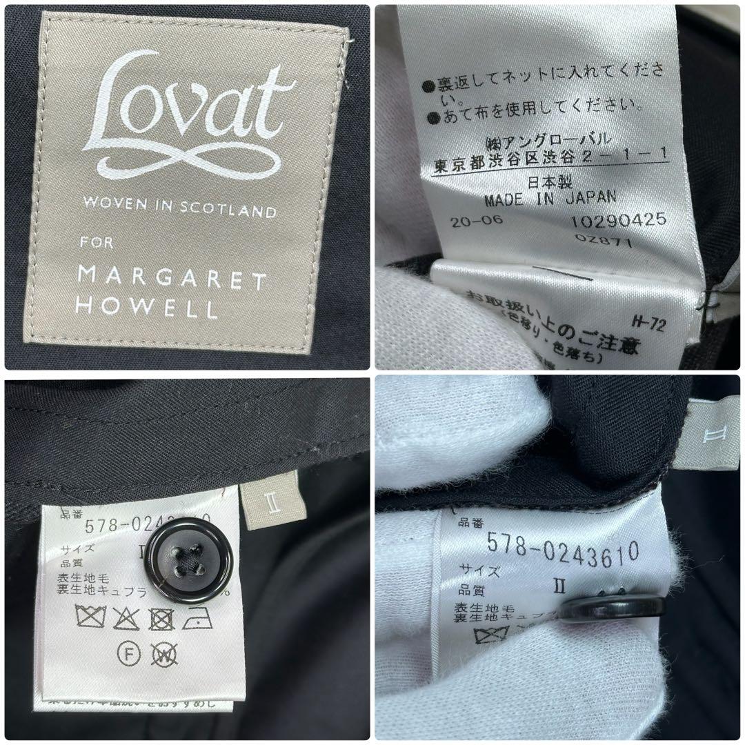 ✨美品✨マーガレットハウエル Lovat社ウールトラウザー チェック Ⅱ M