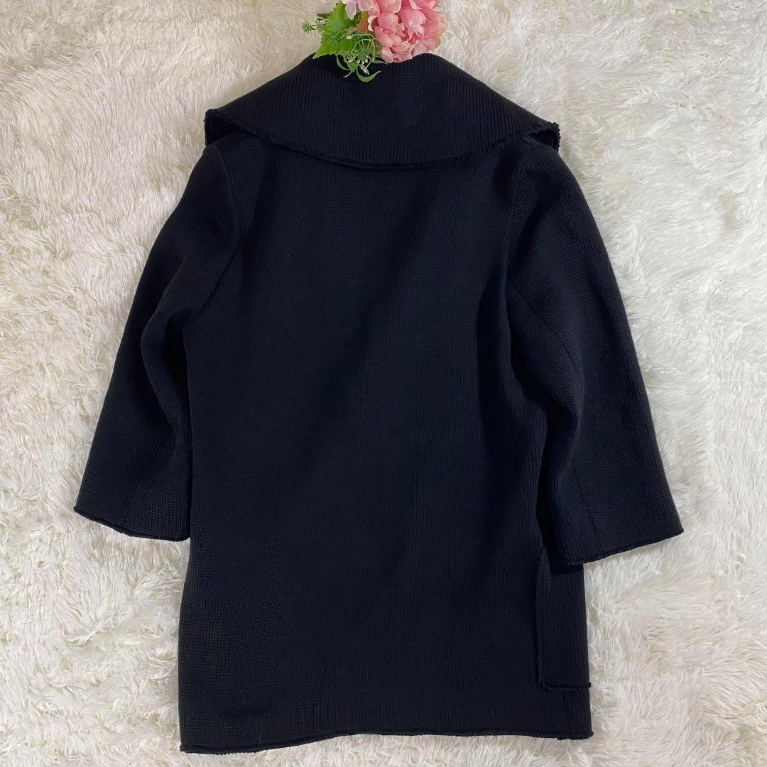 【極美品】ドルチェアンドガッパーナ ドルガバ ニットコート 大きな襟 イタリア製