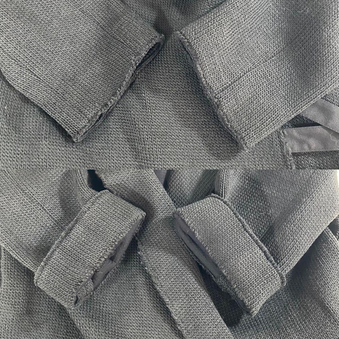 【極美品】ドルチェアンドガッパーナ ドルガバ ニットコート 大きな襟 イタリア製