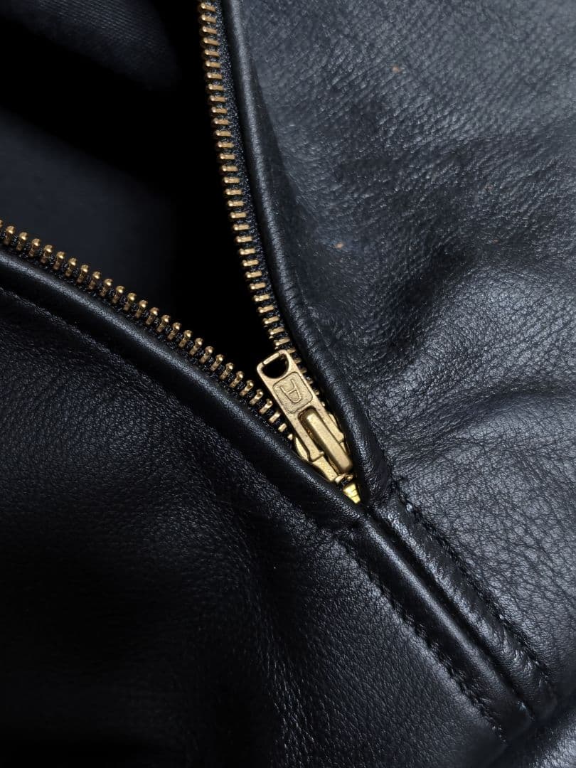 neon leather garment レザーランドリーバッグ