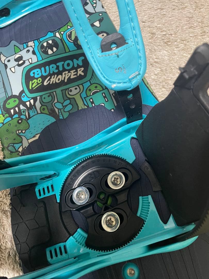 Burton Chopper 120センチ　スノーボード　ビンディング　セット