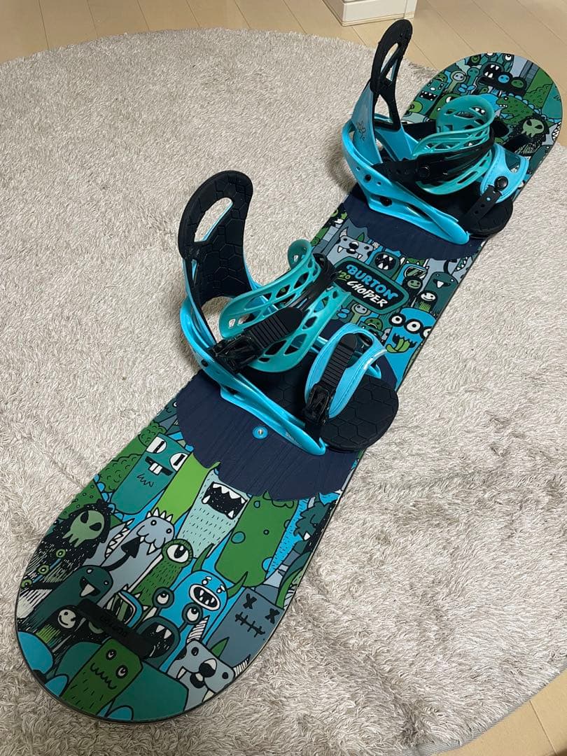 Burton Chopper 120センチ　スノーボード　ビンディング　セット