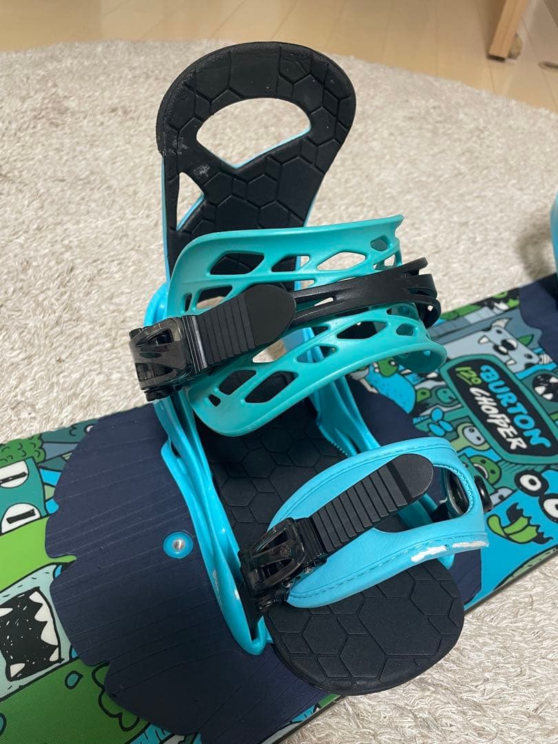 Burton Chopper 120センチ　スノーボード　ビンディング　セット