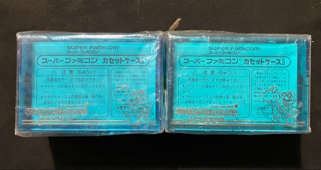 スーパーファミコン　スーパーマリオ　カセットケース　未開封　6個