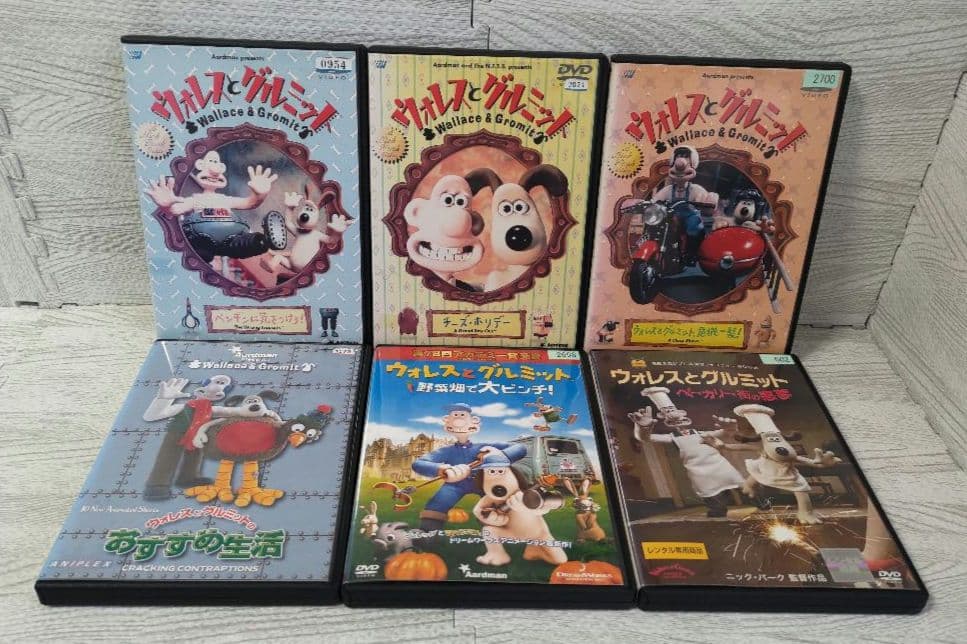 ウォレスとグルミット DVD アニメ 6巻セット　☆新品トールケース