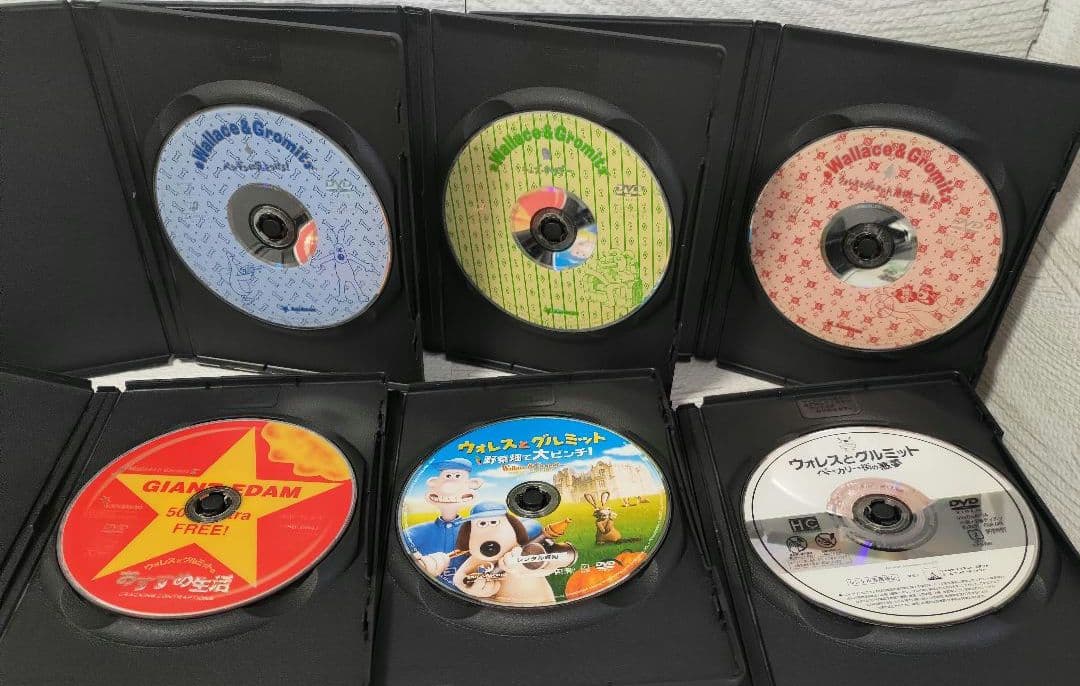ウォレスとグルミット DVD アニメ 6巻セット　☆新品トールケース
