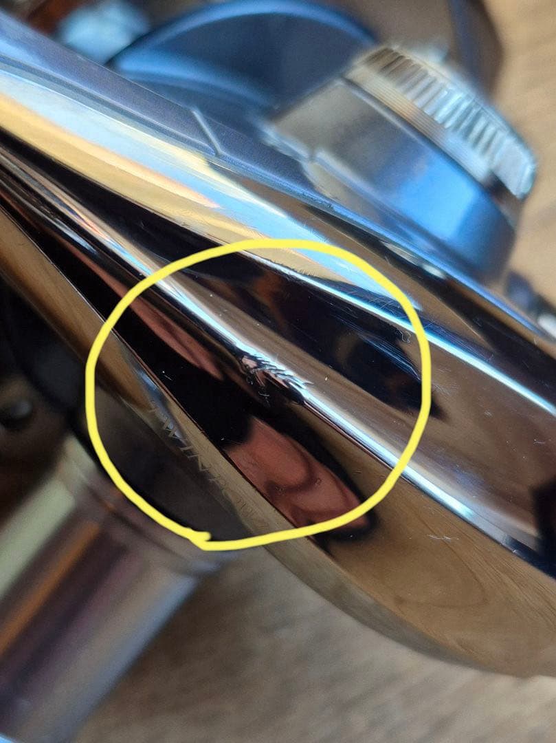 08ツインパワーSW 8000HG→PGギア変更品 スプール無し